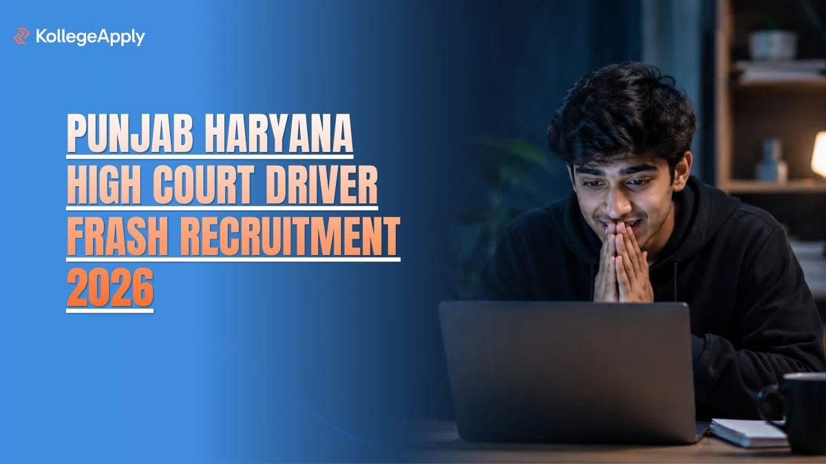 Punjab and Haryana High Court Driver Frash Recruitment 2026     