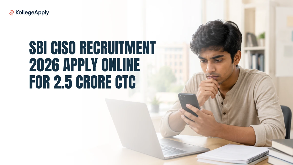 SBI CISO Recruitment 2026 Apply Online for 2.5 Crore CTC     