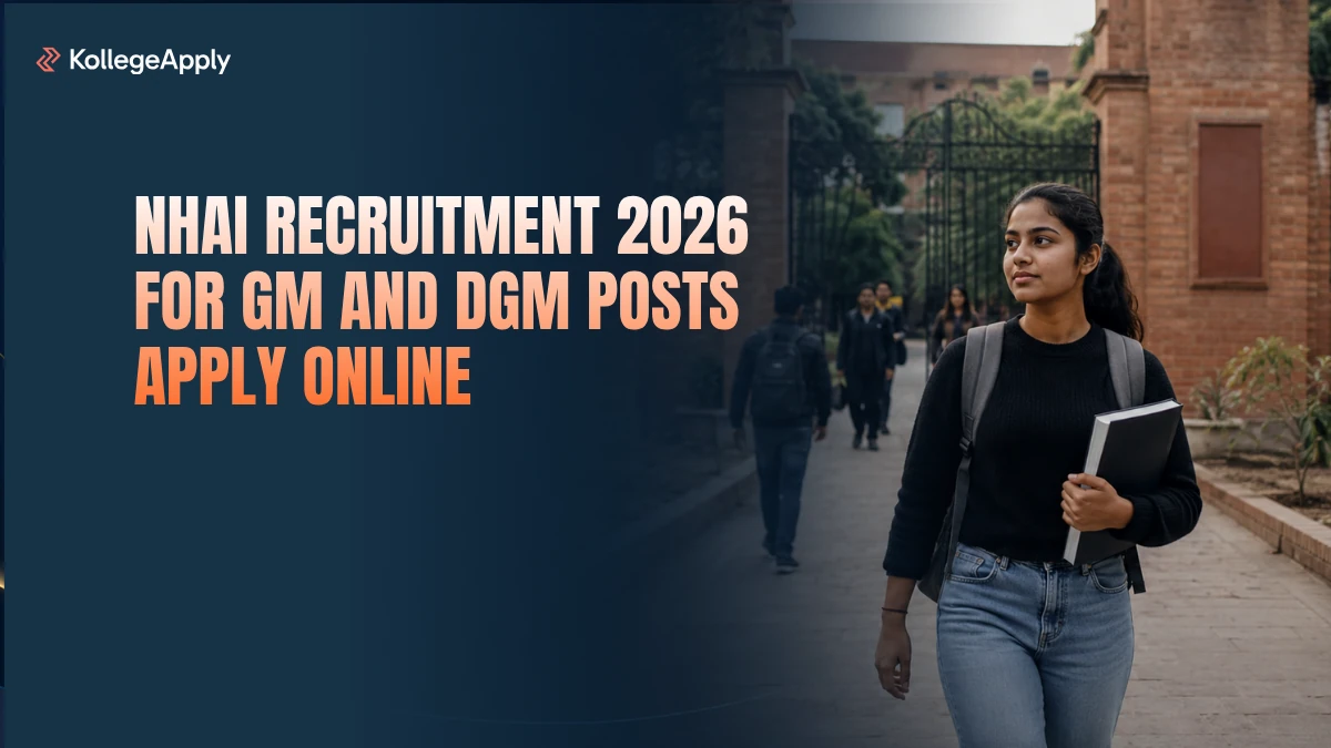 NHAI Recruitment 2026 for GM and DGM Posts Apply Online     