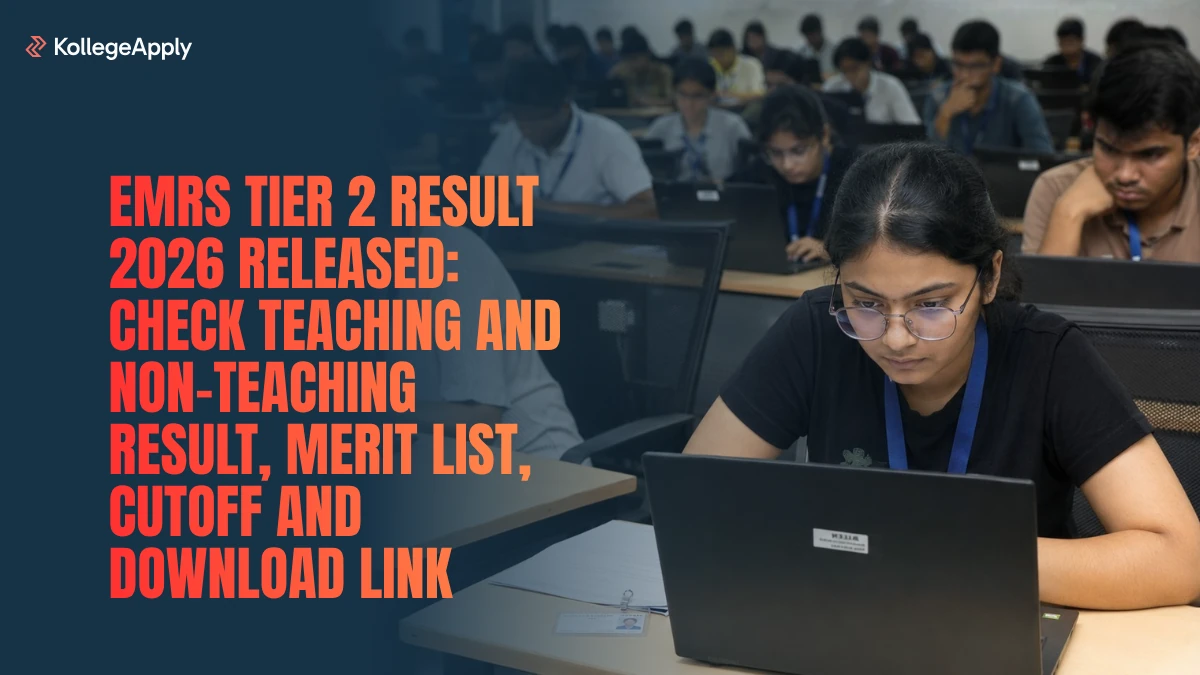 EMRS Tier 2 Result 2026 (Released): Check Teaching and Non-Teaching Result, Merit List, Cutoff, Link