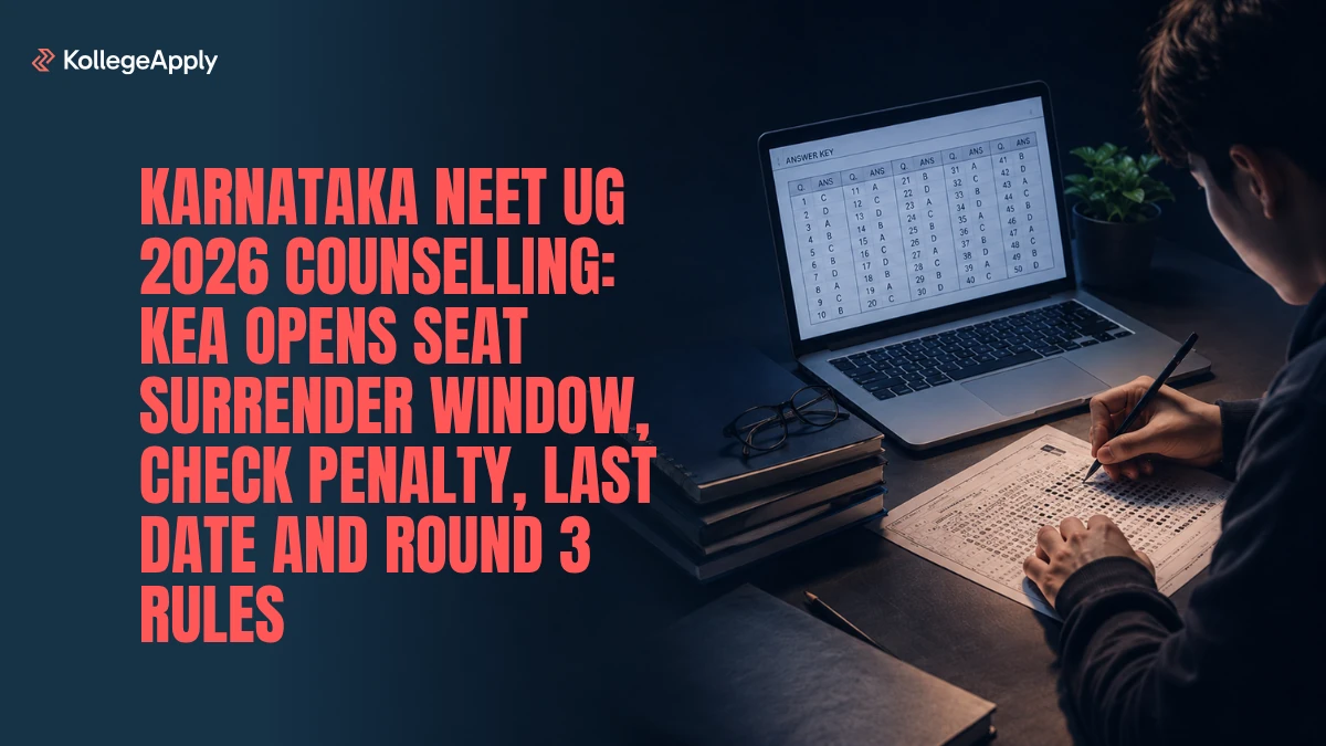 Karnataka NEET UG 2026 Counselling: KEA Opens Seat Surrender Window, Check Details Here
