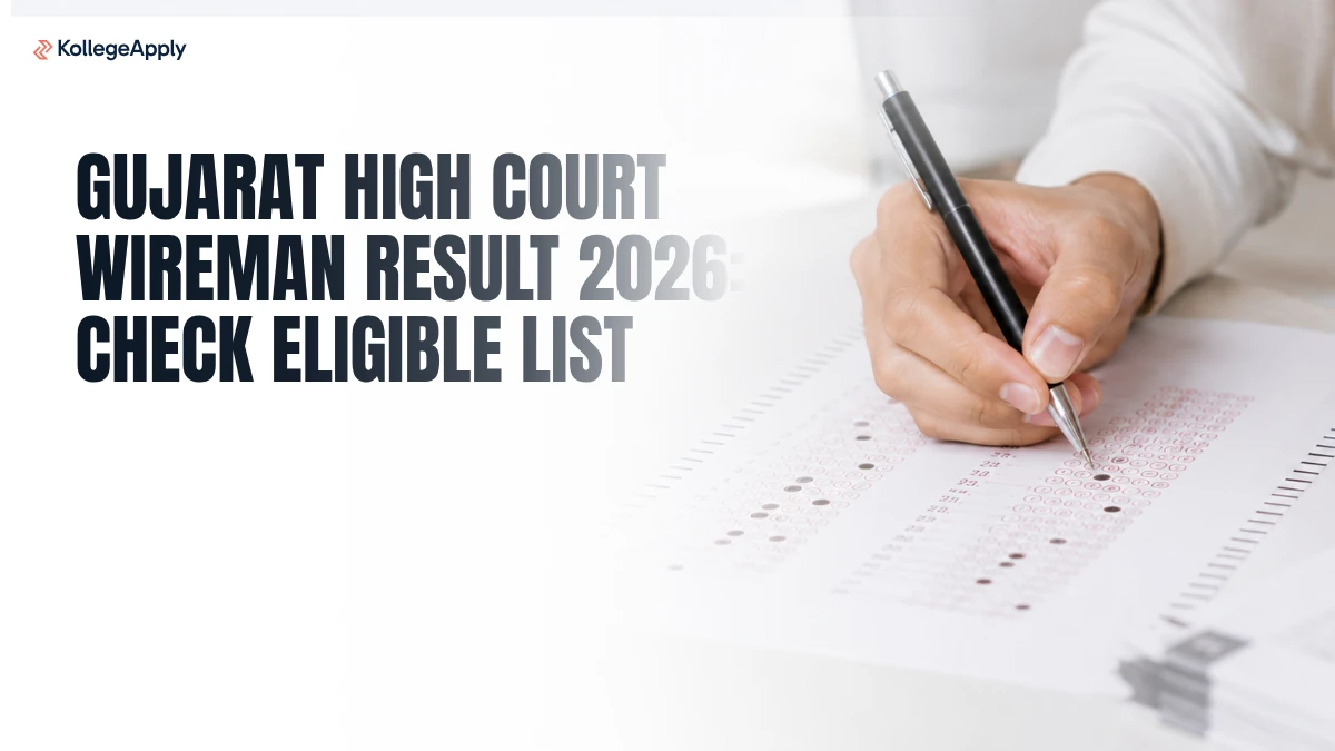 Gujarat High Court Wireman Result 2026: Check Eligible List     