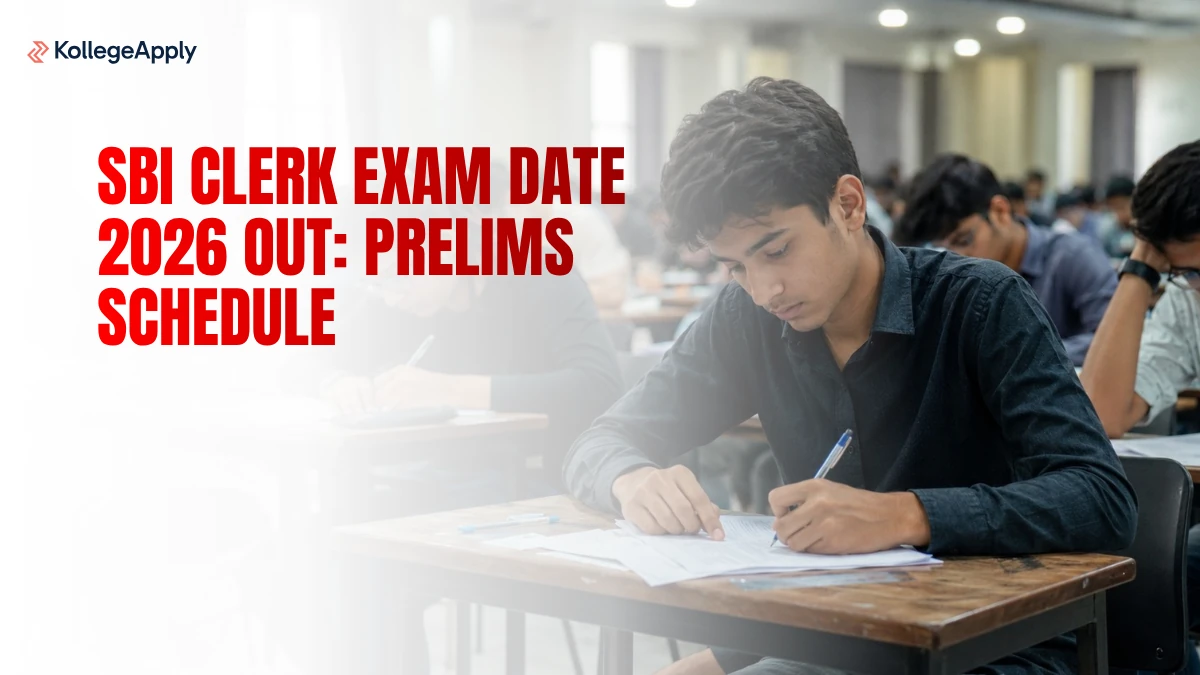 SBI Clerk Exam Date 2026 Out: Prelims Schedule                            