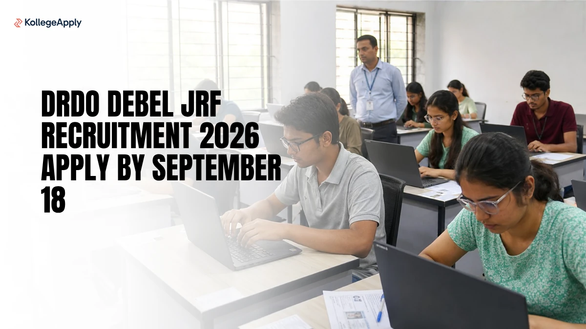 DRDO DEBEL JRF Recruitment 2026 Apply by September 18             