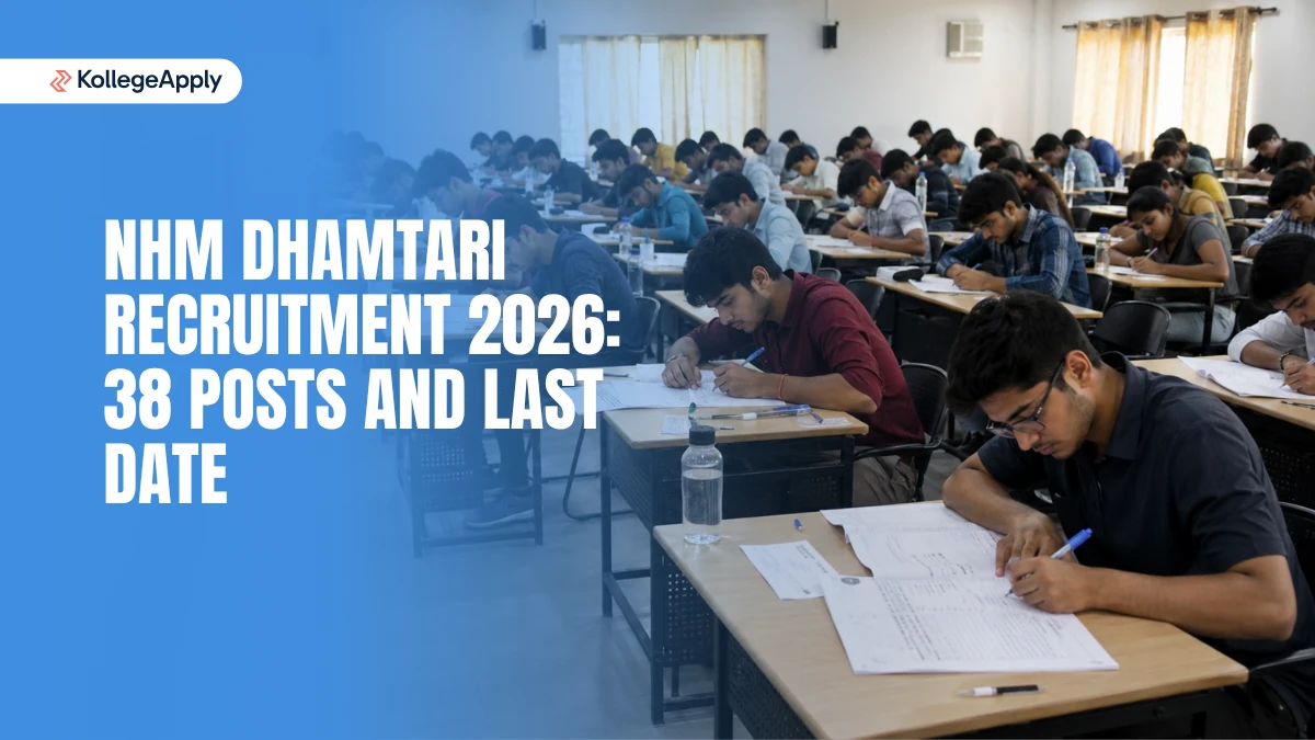 NHM Dhamtari Recruitment 2026: 38 Posts and Last Date       
