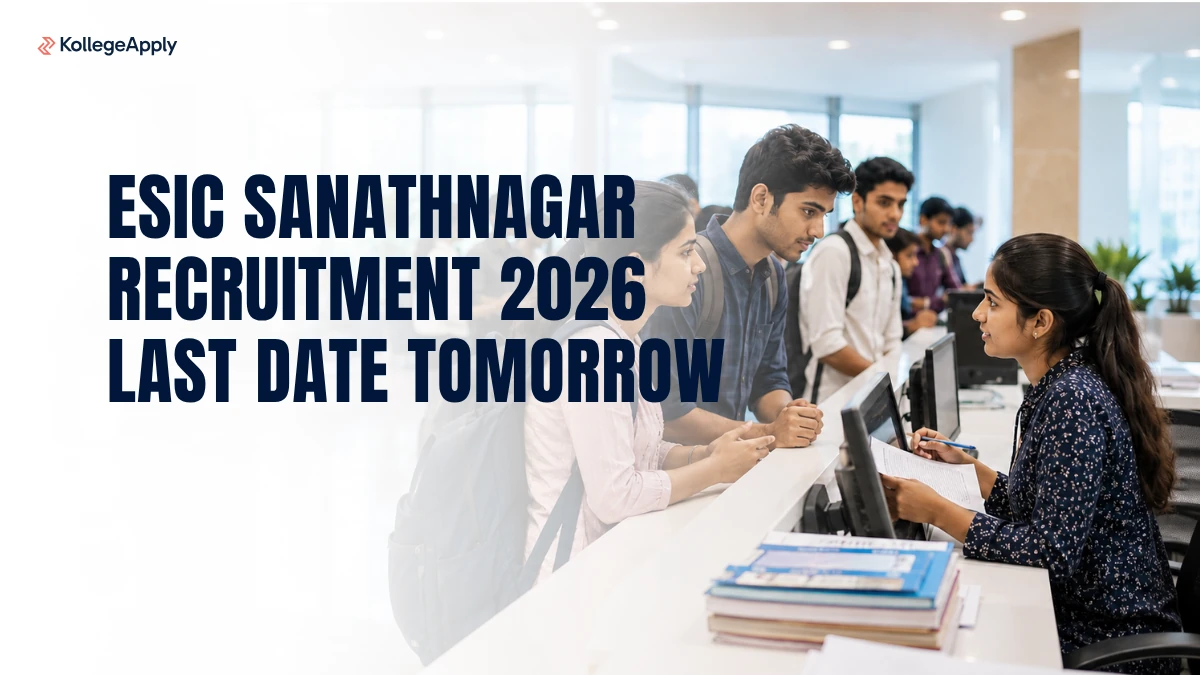 ESIC Sanathnagar Recruitment 2026 Last Date Tomorrow        