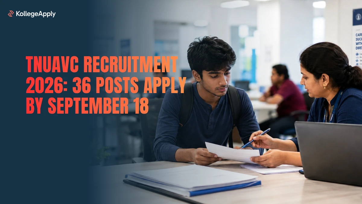 TNUAVC Recruitment 2026: 36 Posts Apply by September 18          