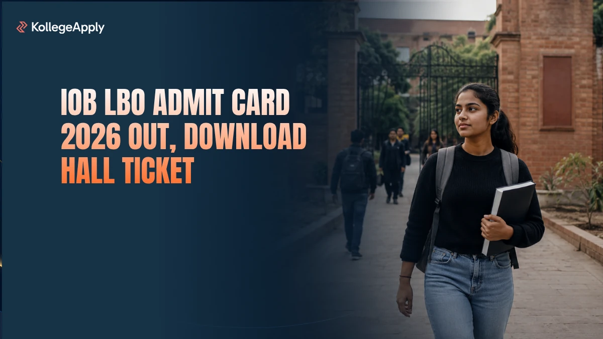 IOB LBO Admit Card 2026 Out, Download Hall Ticket               