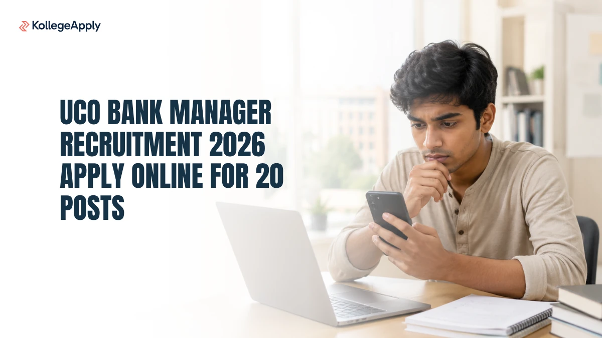 UCO Bank Manager Recruitment 2026 Apply Online for 20 Posts  