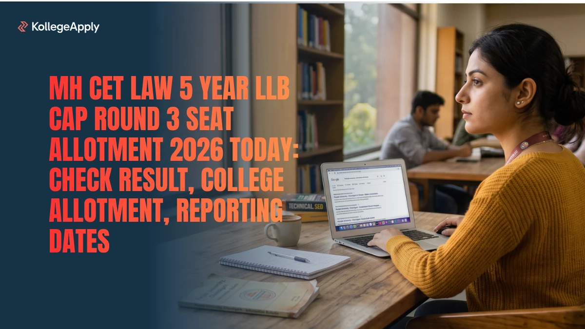 MH CET Law 5 Year LLB CAP Round 3 Seat Allotment 2026: Check Result, College Allotment, Dates Here