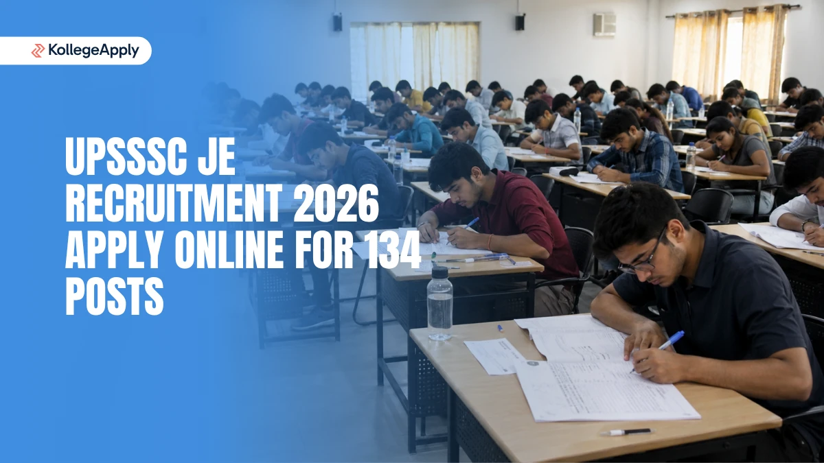 UPSSSC JE Recruitment 2026 Apply Online for 134 Posts          