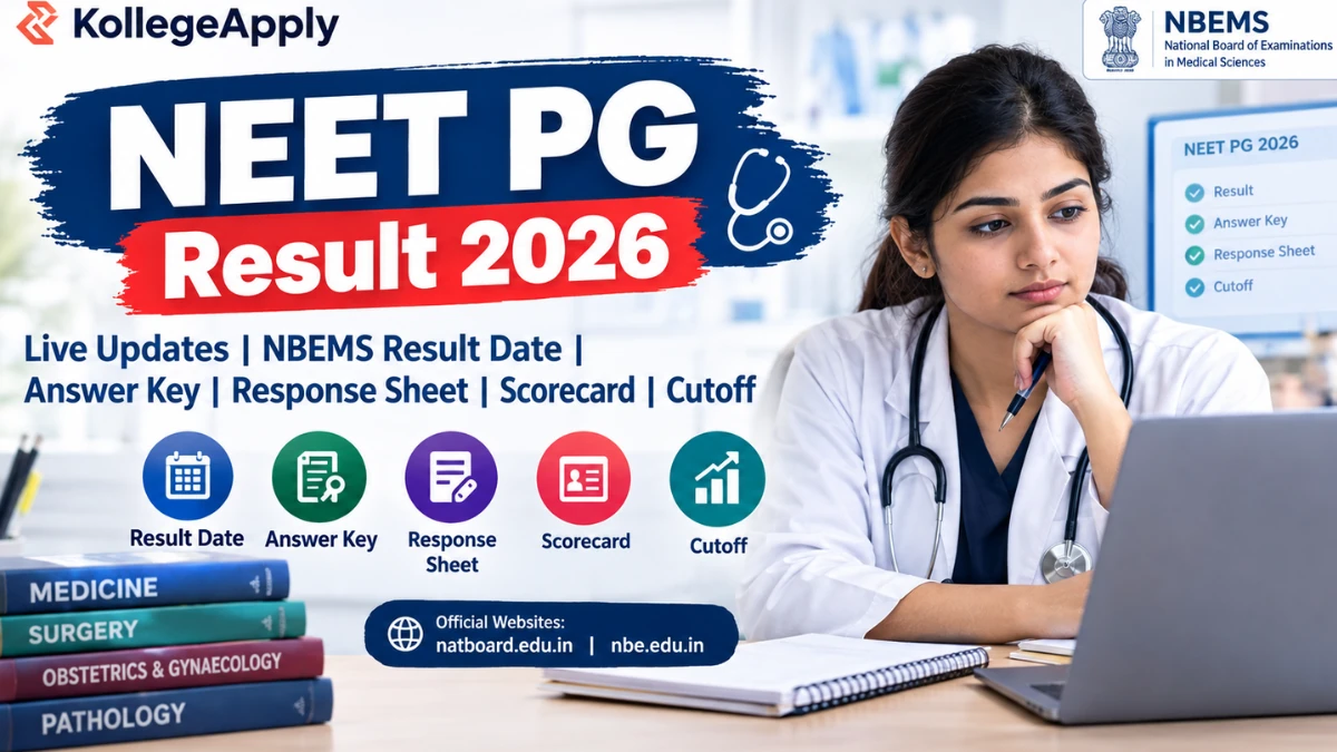 NEET PG Result 2026 Live Updates: NBEMS Result Date, Answer Key, Response Sheet, Scorecard & Cut-off