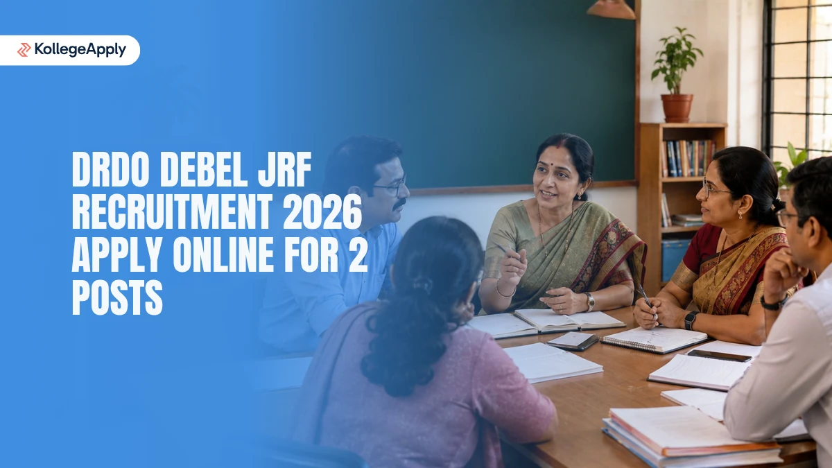 DRDO DEBEL JRF Recruitment 2026 Apply Online for 2 Posts     