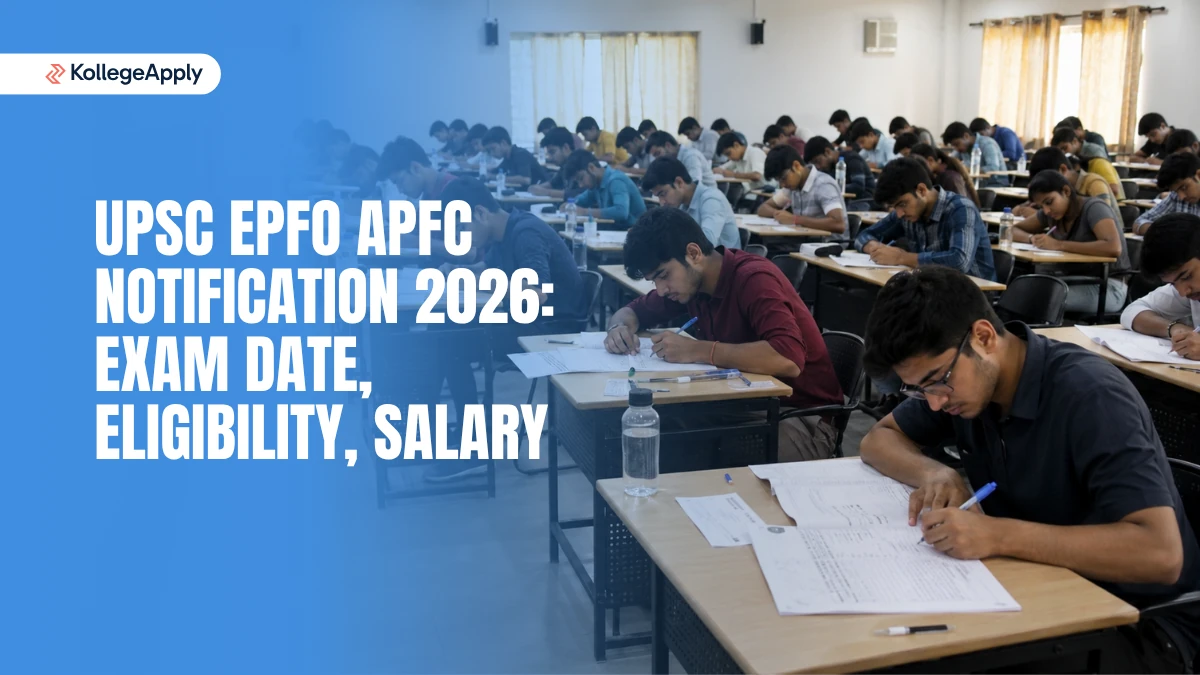 UPSC EPFO APFC Notification 2026: Exam Date, Eligibility, Salary