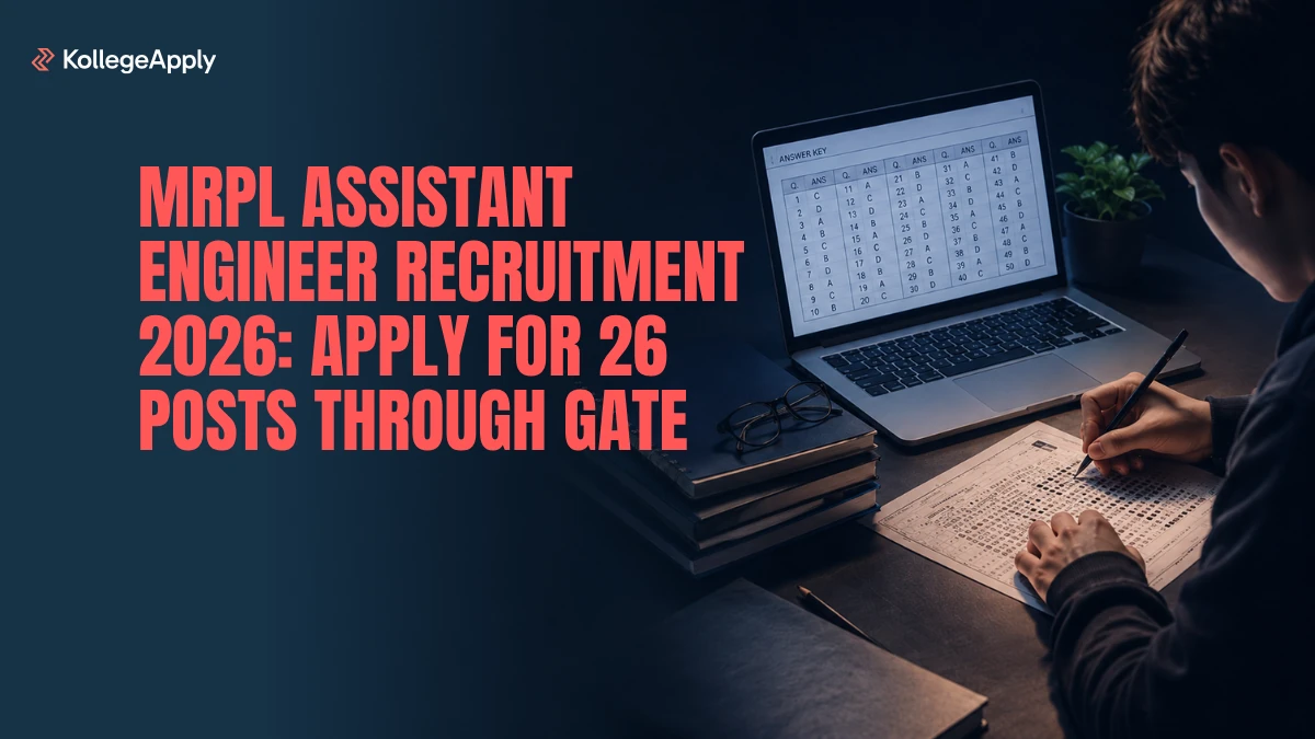 MRPL Assistant Engineer Recruitment 2026: Apply for 26 Posts Through GATE