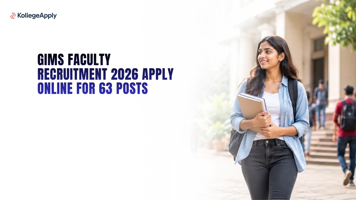 GIMS Faculty Recruitment 2026 Apply Online for 63 Posts            
