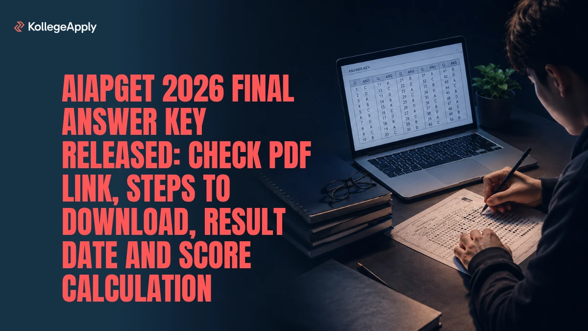 AIAPGET 2026 Final Answer Key Released: Check PDF Link, Steps to Download, Result Date Here