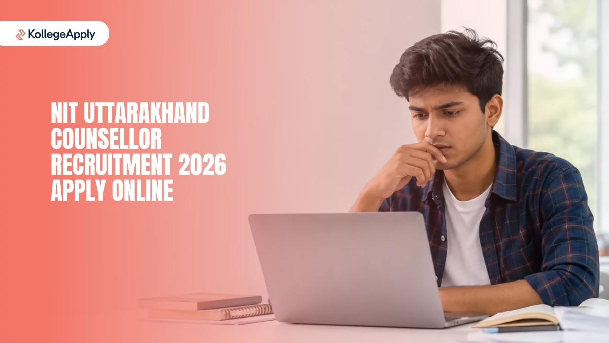 NIT Uttarakhand Counsellor Recruitment 2026 Apply Online      