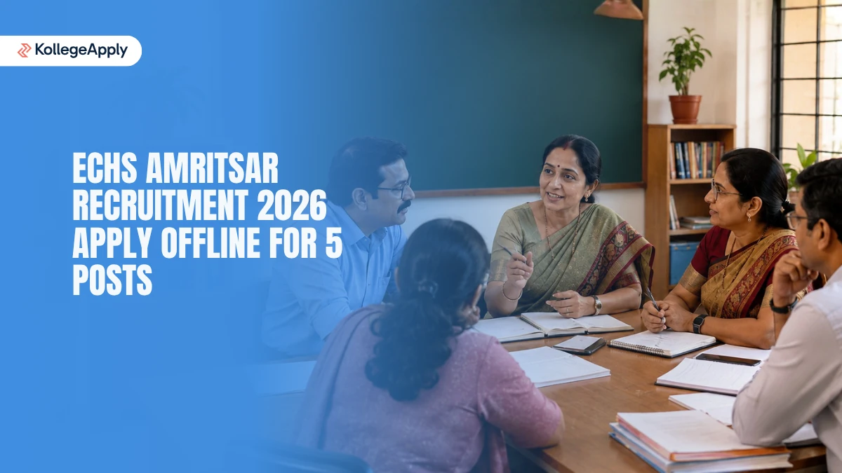 ECHS Amritsar Recruitment 2026 Apply Offline for 5 Posts     