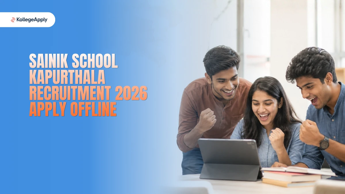 Sainik School Kapurthala Recruitment 2026 Apply Offline      