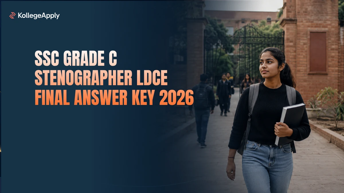SSC Grade C Stenographer LDCE Final Answer Key 2026          