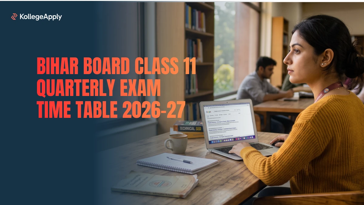 Bihar Board Class 11 Quarterly Exam Time Table 2026-27          