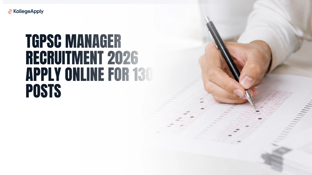 TGPSC Manager Recruitment 2026 Apply Online for 130 Posts    