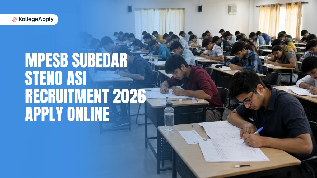 MPESB Subedar Steno ASI Recruitment 2026 Apply Online          