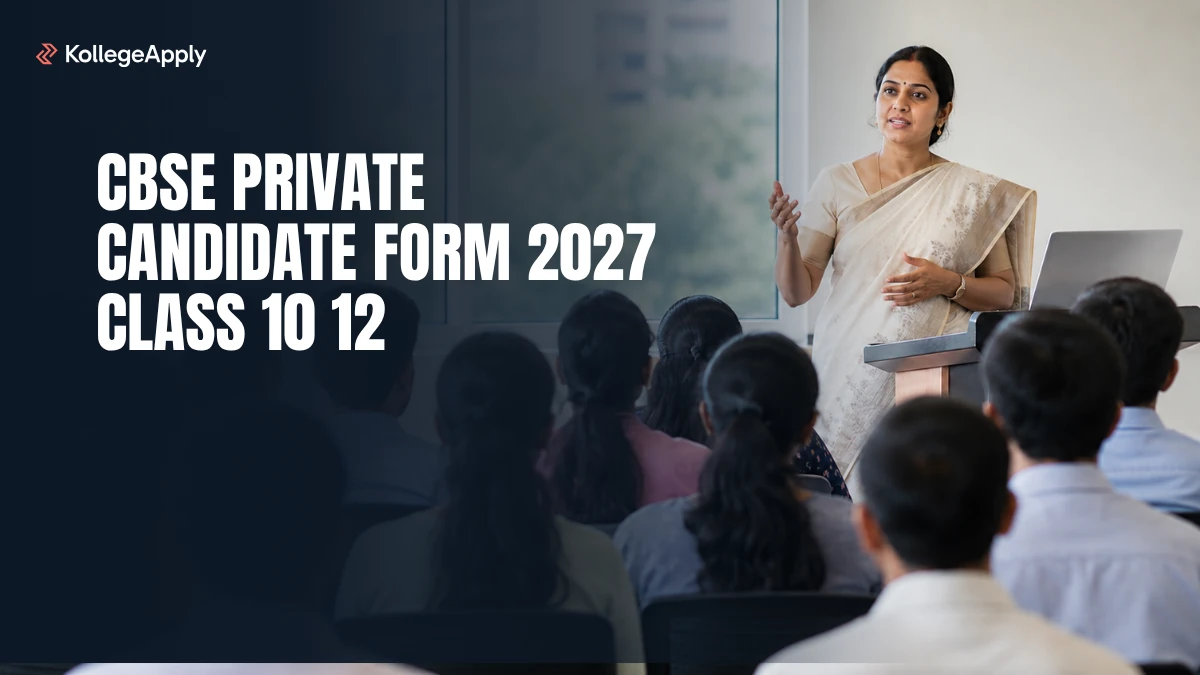 CBSE Private Candidate Form 2027 Class 10 and 12                  