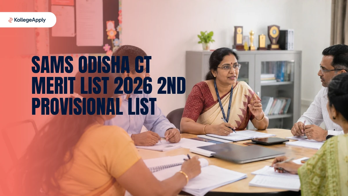SAMS Odisha CT Merit List 2026 2nd Provisional List          