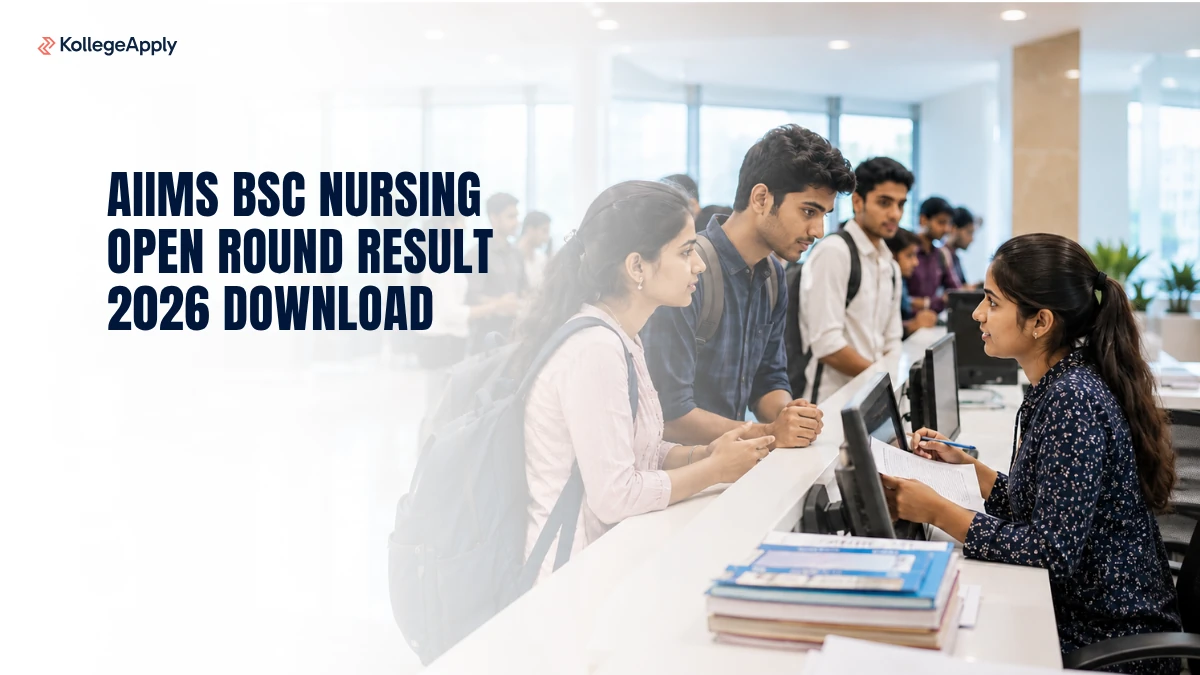 AIIMS BSc Nursing Open Round Result 2026 Download                      
