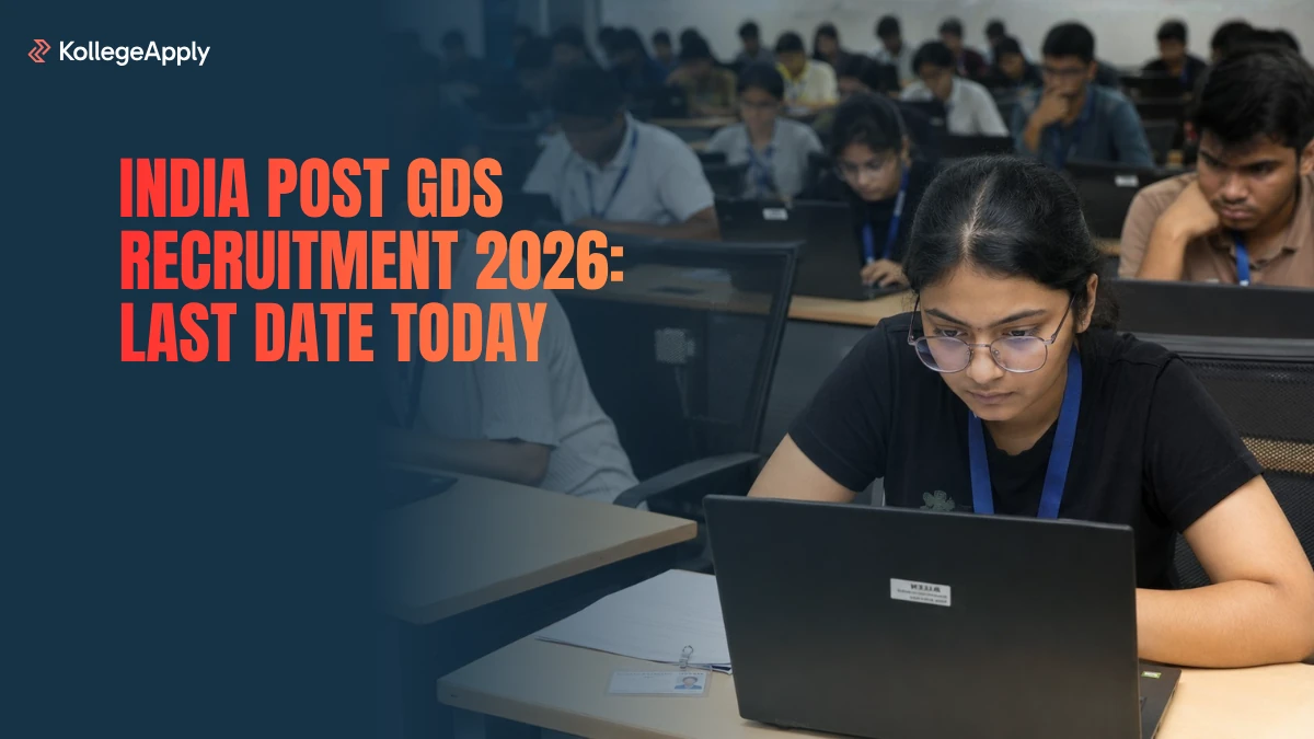 India Post GDS Recruitment 2026: Last Date Today                