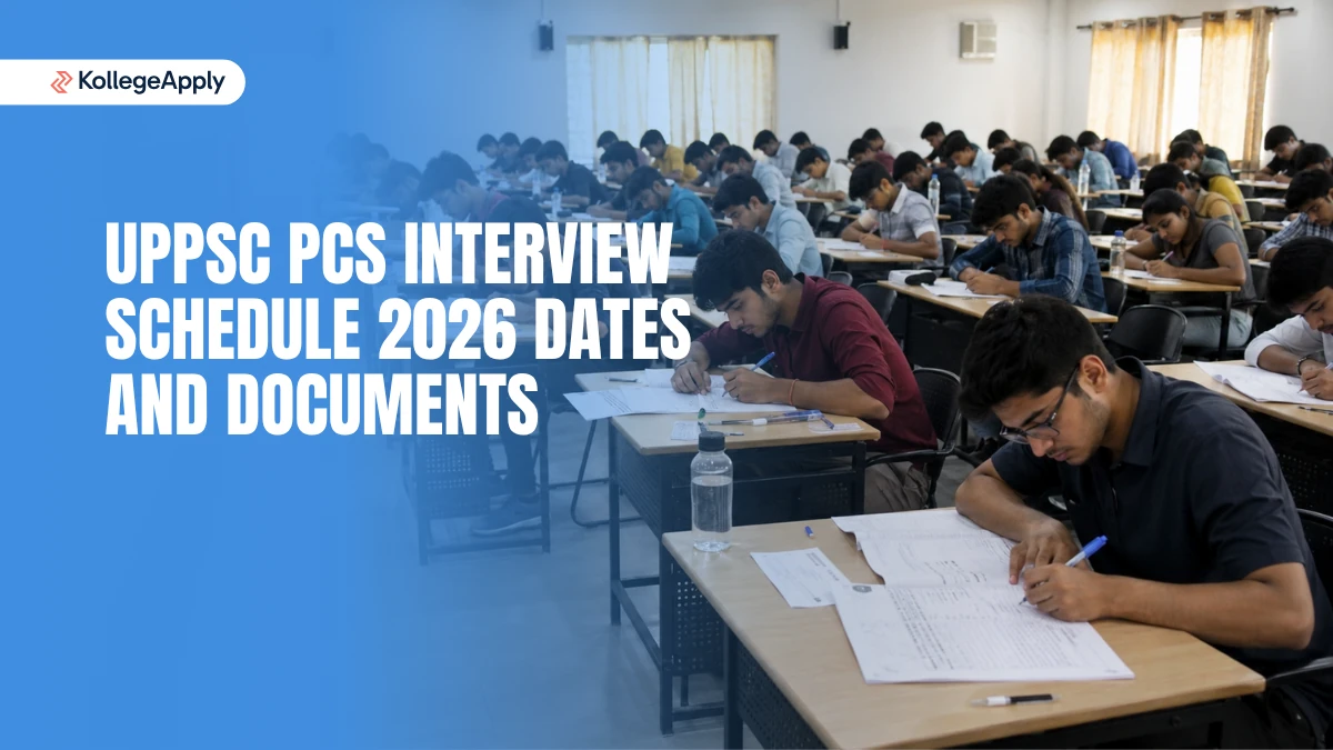 UPPSC PCS Interview Schedule 2026 Dates and Documents                  
