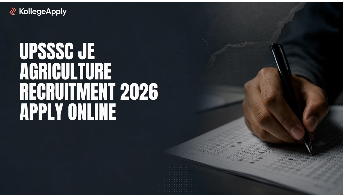 UPSSSC JE Agriculture Recruitment 2026 Apply Online                  