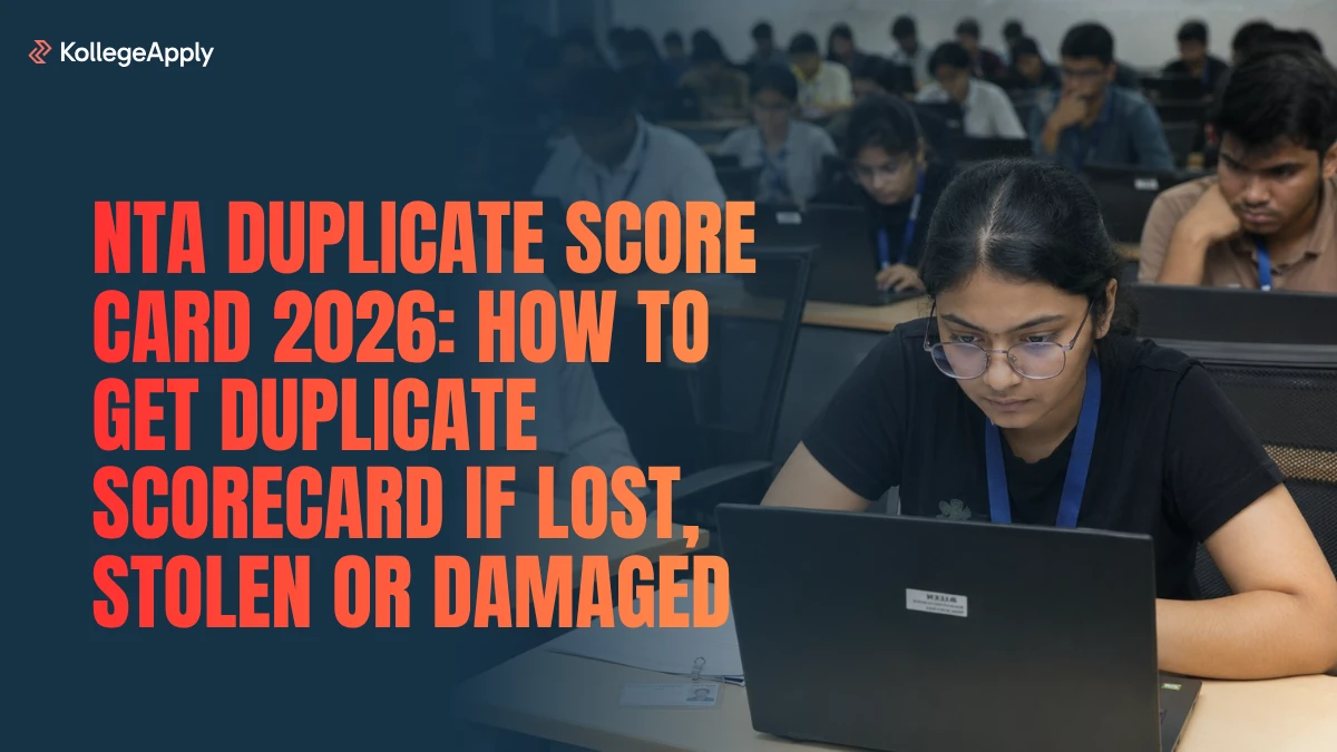 NTA Duplicate Score Card 2026: How to Get Duplicate Scorecard If Lost, Stolen or Damaged