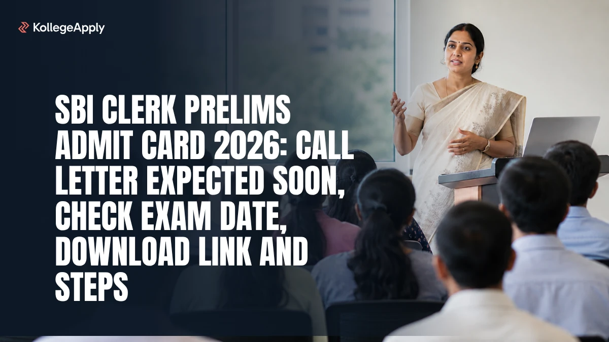 SBI Clerk Prelims Admit Card 2026: Call Letter Expected Soon, Check Exam Date, Download Link & Steps