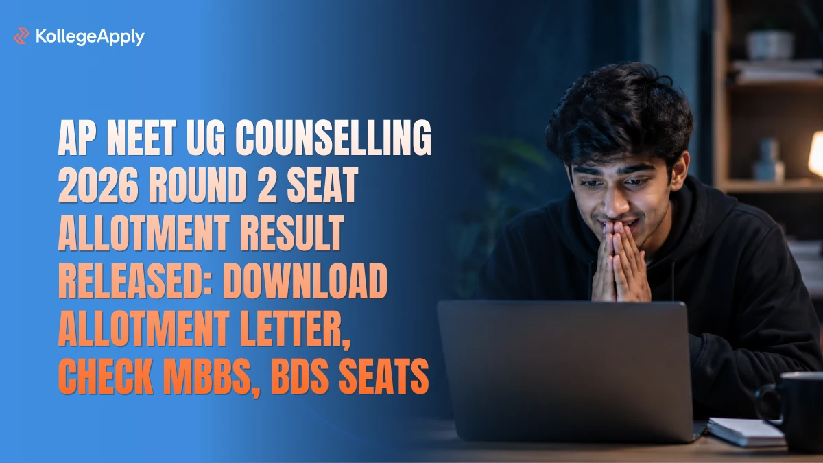 AP NEET UG Counselling 2026 Round 2 Seat Allotment Result Released: Download Allotment Letter, Seats