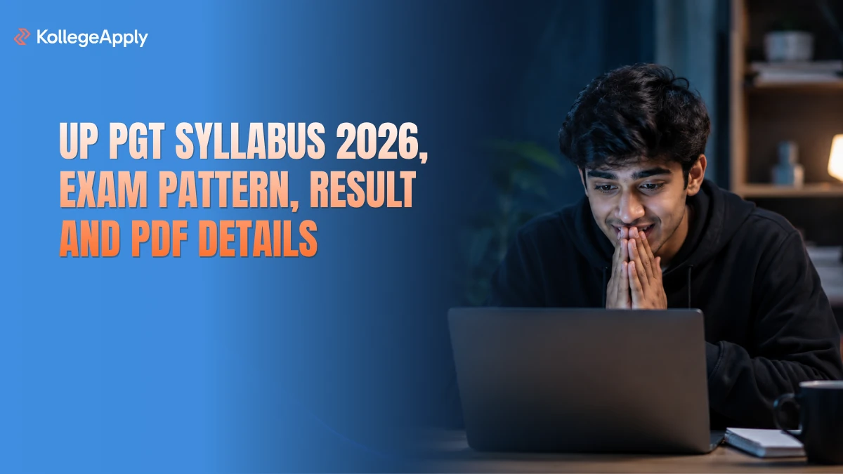 UP PGT Syllabus 2026, Exam Pattern, Result and PDF Details   
