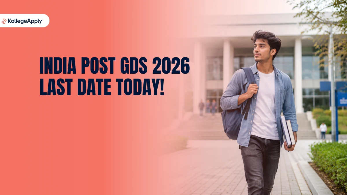India Post GDS 2026 Last Date Today Apply by 5 PM                              