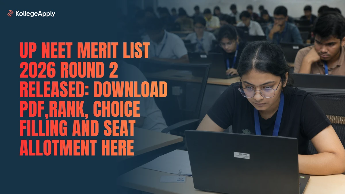 UP NEET Merit List 2026 Round 2 Released: Download PDF            