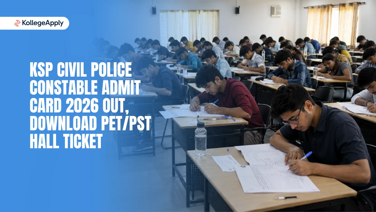 KSP Civil Police Constable Admit Card 2026 Out, Download PET/PST Hall Ticket