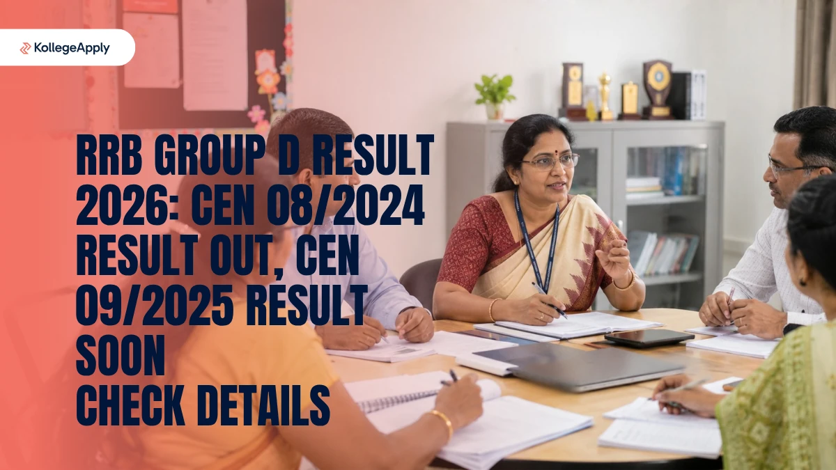 RRB Group D Result 2026: CEN 08/2024 Result Out, CEN 09/2025 Result Soon, Check Details Here