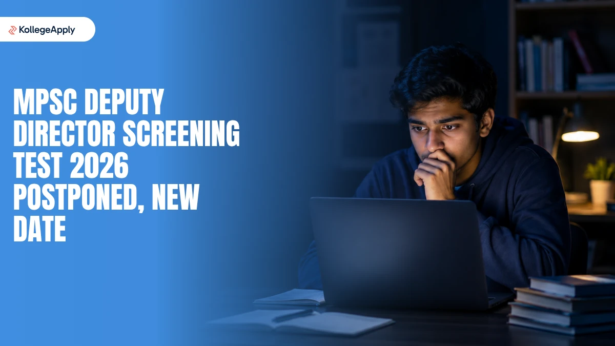 MPSC Deputy Director Screening Test 2026 Postponed, New Date