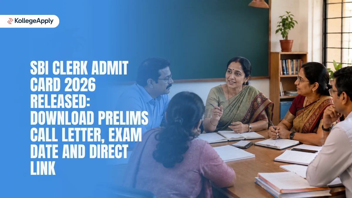 SBI Clerk Admit Card 2026 Released: Download Prelims Call Letter, Exam Date and Direct Link Here