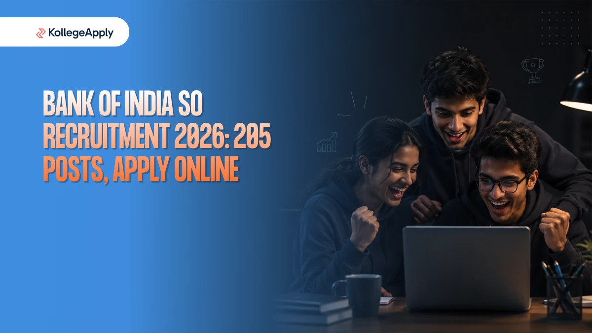 Bank of India SO Recruitment 2026: 205 Posts, Apply Online   
