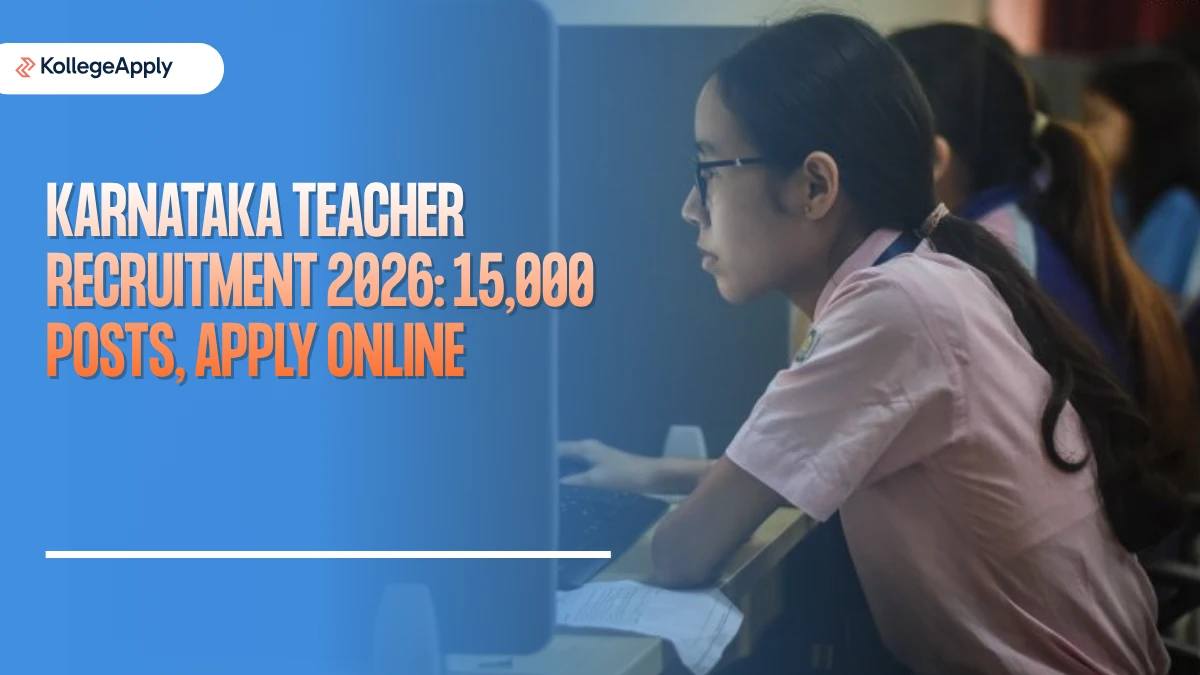 Karnataka Teacher Recruitment 2026: 15,000 Posts, Apply Online