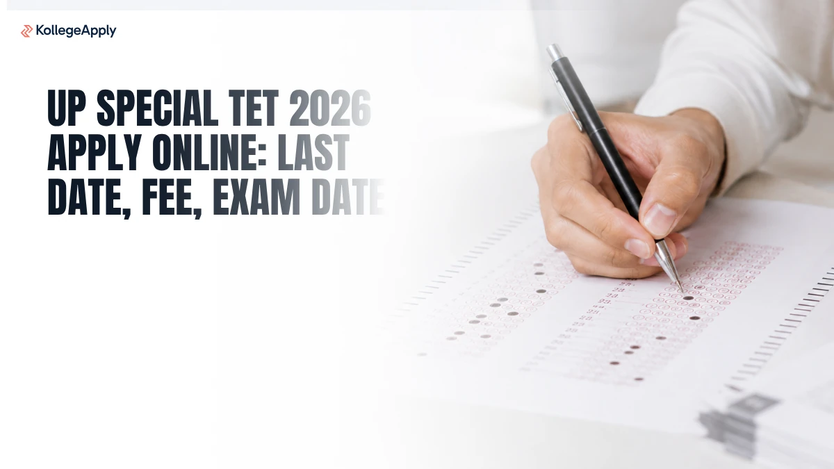 UP Special TET 2026 Apply Online: Last Date, Fee, Exam Date    