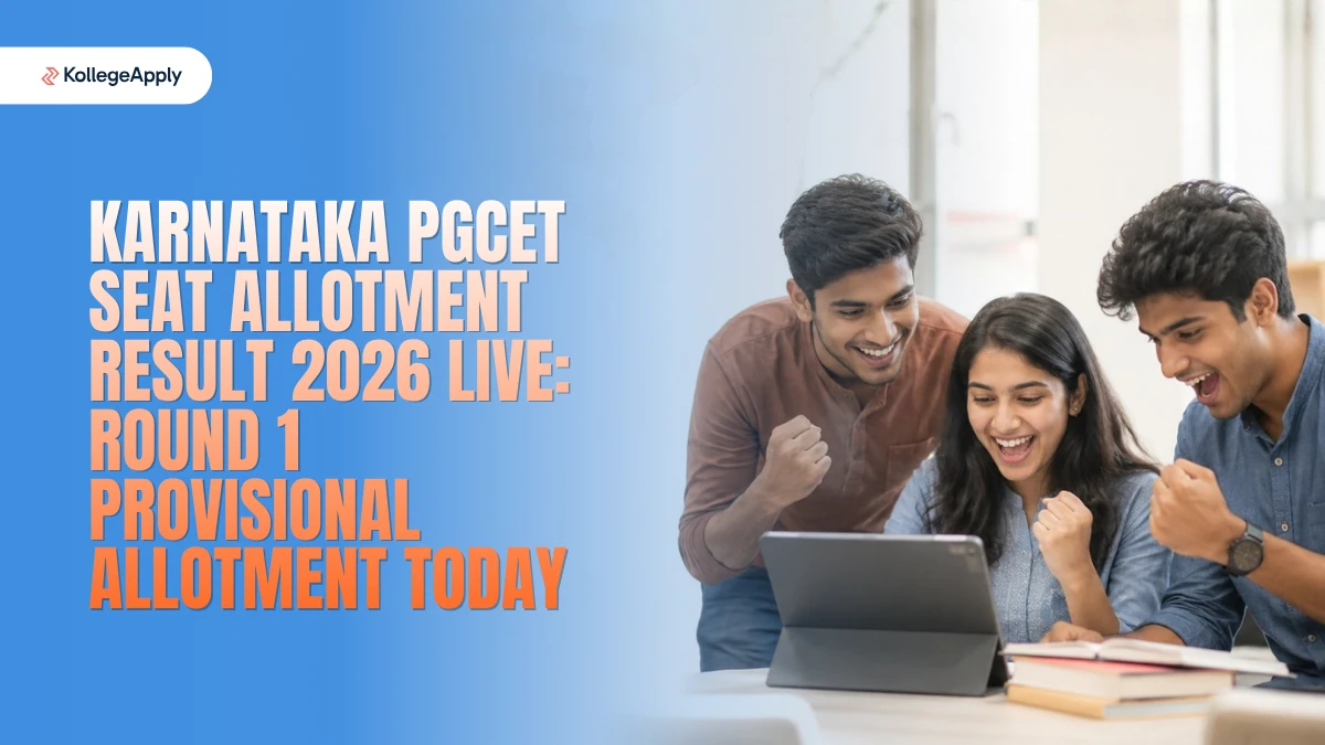 Karnataka PGCET Seat Allotment Result 2026: Round 1 Provisional Allotment Today, Check Details Here