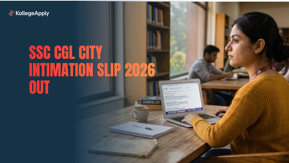 SSC CGL City Intimation Slip 2026 Out: Check Tier 1 Exam Date
