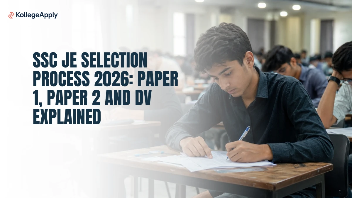 SSC JE Selection Process 2026: Paper 1, Paper 2 and DV Explained